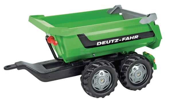Rolly Toys RollyHalfpipe Deutz Fahr trailer, grøn