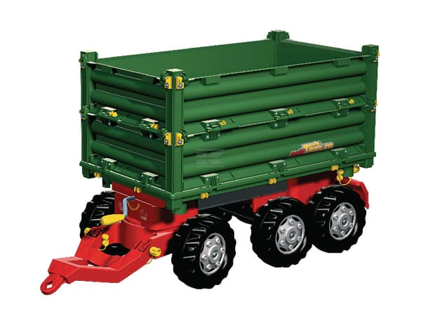 Rolly Toys RollyMulti Trailer, Grøn/Sølv, til Børnetraktor