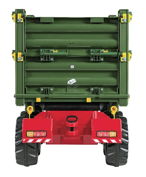 Rolly Toys RollyMulti Trailer, Grøn/Sølv, til Børnetraktor