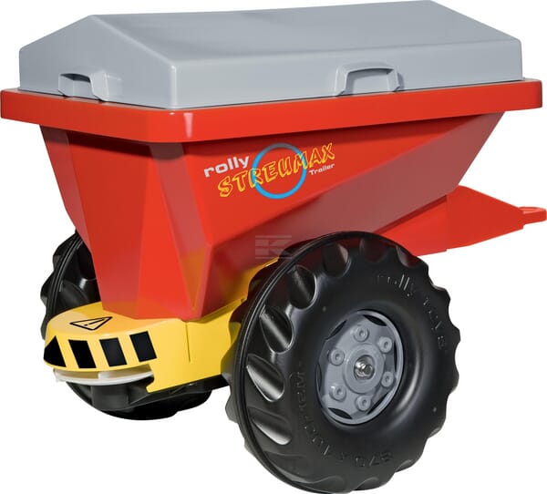 Rolly Toys Legetøjs trailer salt/sandstrøer, rød