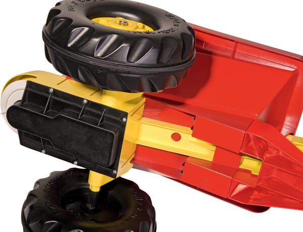 Rolly Toys Legetøjs trailer salt/sandstrøer, rød
