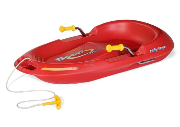 Rolly Toys Snow Max rød sneslæde til børn