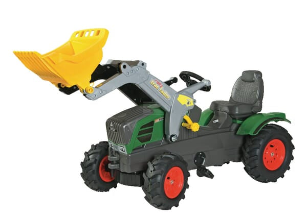 Rolly Toys Pedaltraktor Fendt 211 med frontlæsser og lufthjul
