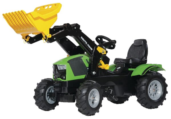 Rolly Toys RollyFarmtrac Pedaltraktor Deutz-Fahr med Frontlæsser