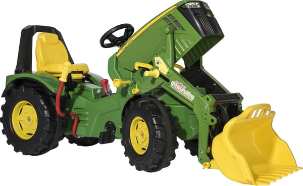 Rolly Toys X-Trac John Deere 8400R med frontlæsser