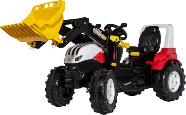 Rolly Toys Pedaltraktor Steyr 6300 TERRUS CVT med frontlæsser
