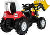 Rolly Toys Pedaltraktor Steyr 6300 TERRUS CVT med frontlæsser