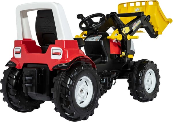 Rolly Toys Pedaltraktor Steyr 6300 TERRUS CVT med frontlæsser
