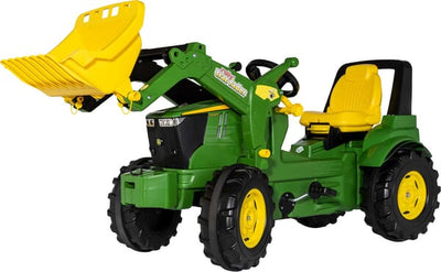 Rolly Toys John Deere 7310R Pedaltraktor med frontlæsser