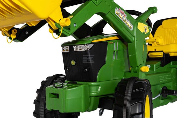 Rolly Toys John Deere 7310R Pedaltraktor med frontlæsser
