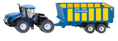 New Holland Traktor med Fodervogn Legetøj