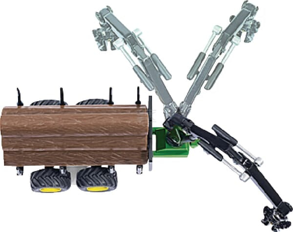 John Deere Træstammetransportvogn - Robust Legetøj