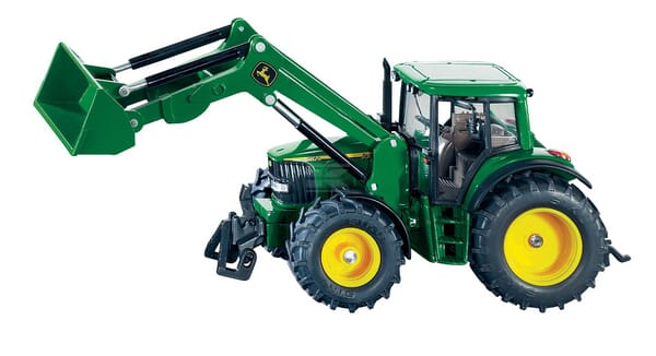 John Deere Traktor med Frontlæsser Legetøj