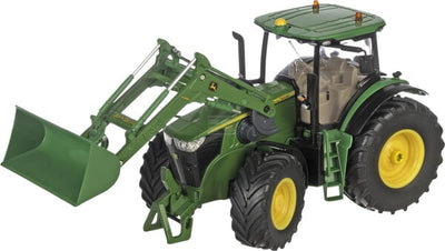 John Deere 7310R Traktor med frontlæsser og appstyring