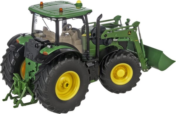 John Deere 7310R Traktor med Frontlæsser og Bluetooth