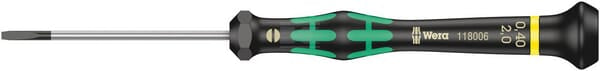Facom Elektronik-skruetrækker til lige kærv, 0.40 x 2 x 60 mm