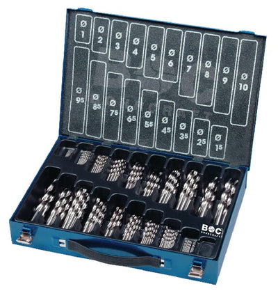 Bohrcraft Metalspiralbor-sæt, 170 dele HSS-R DIN 338