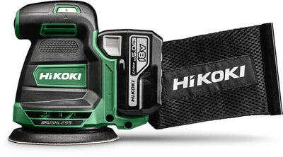 Hikoki Akku Excentersliber 125 mm 18V 5,0 Ah