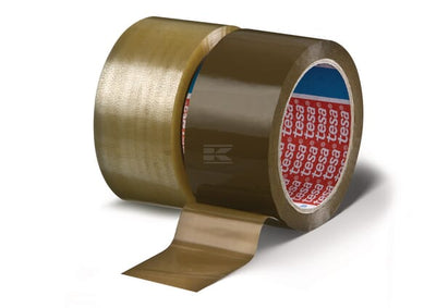 Tesa Pakketape PP Hotmelt, Brun, 66 m x 50 mm