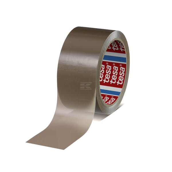 Tesa Pakketape PP Hotmelt, Brun, 66 m x 50 mm