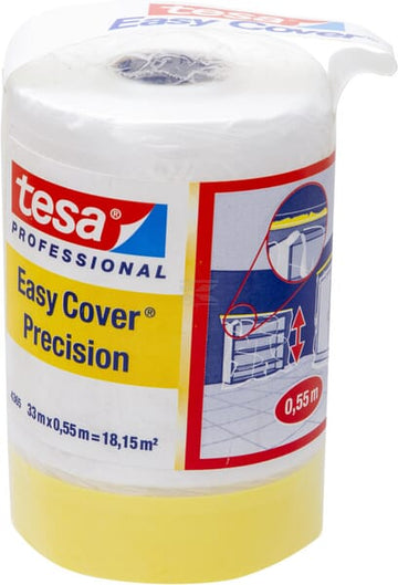 Tesa Easy Cover Universal - 2-i-1 præcisionsafdækning 33m x 550mm