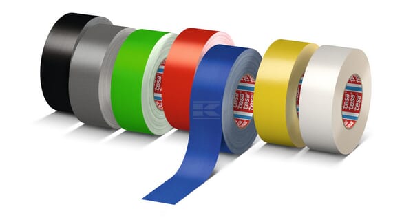 Tesa Lærredstape, standard PE coated, hvid, 50 m x 50 mm