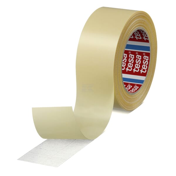 TesaFIX Lærredstape syntetisk gummi 25m x 50mm