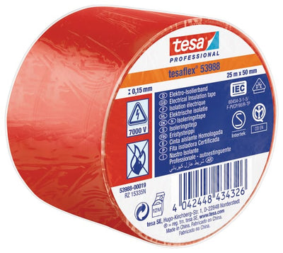 Tesa Isoleringstape rød, 25m x 50mm TesaFLEX®
