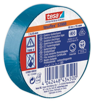 Tesa Isoleringstape TesaFLEX® Blå, 10m x 15mm