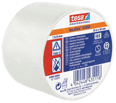 Tesa Isoleringstape Hvid, 25m x 50mm TesaFLEX®