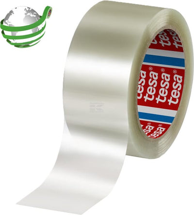 Tesa Støjsvag Pakketape 90% PCR PET Transparent