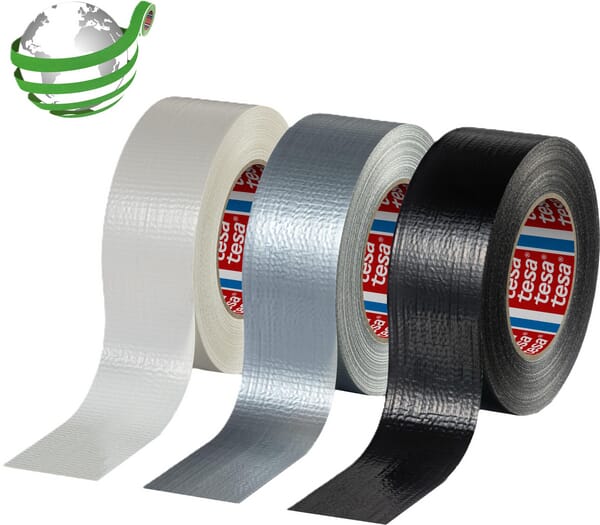 Tesa Kraftig PCR-lærredstape Hvid 50m x 50mm