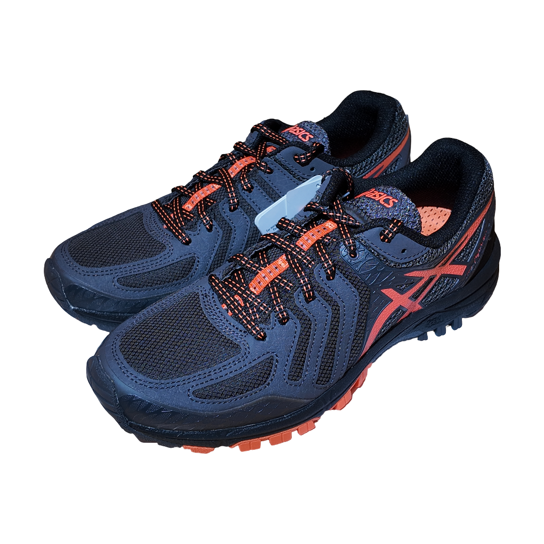 ASICS Løbesko GEL-FujiATTACK 5 - Sort/Varm Orange