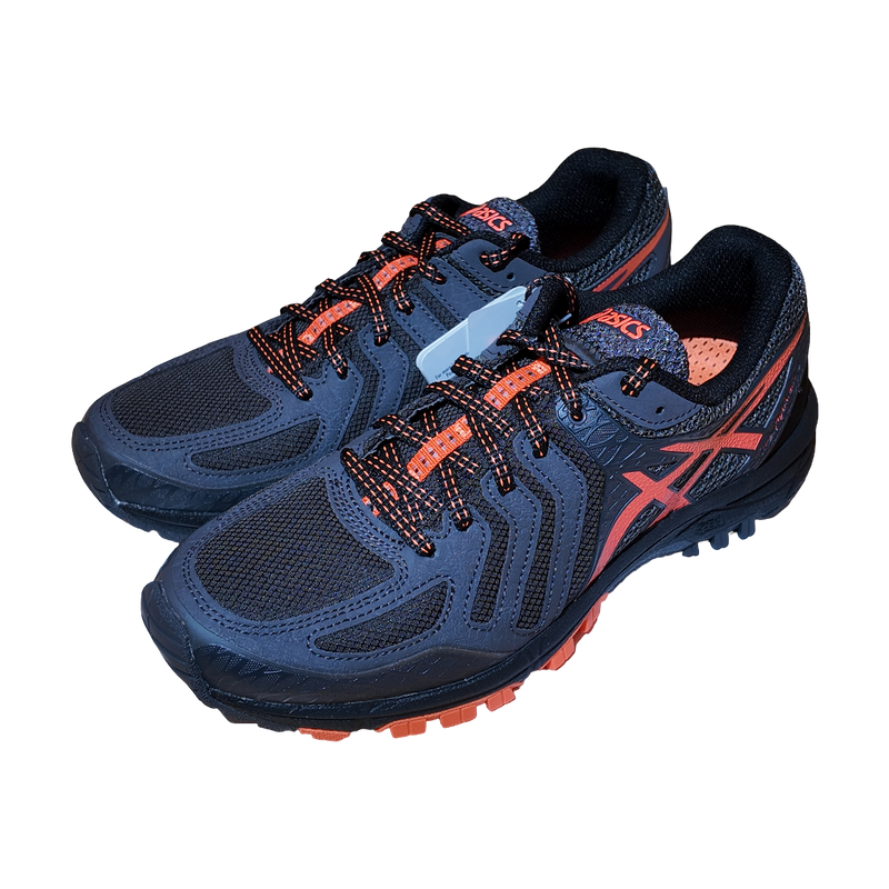 ASICS Løbesko GEL-FujiATTACK 5 - Sort/Varm Orange