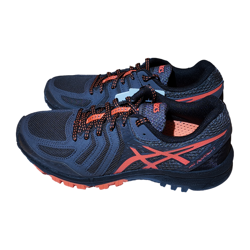 ASICS Løbesko GEL-FujiATTACK 5 - Sort/Varm Orange