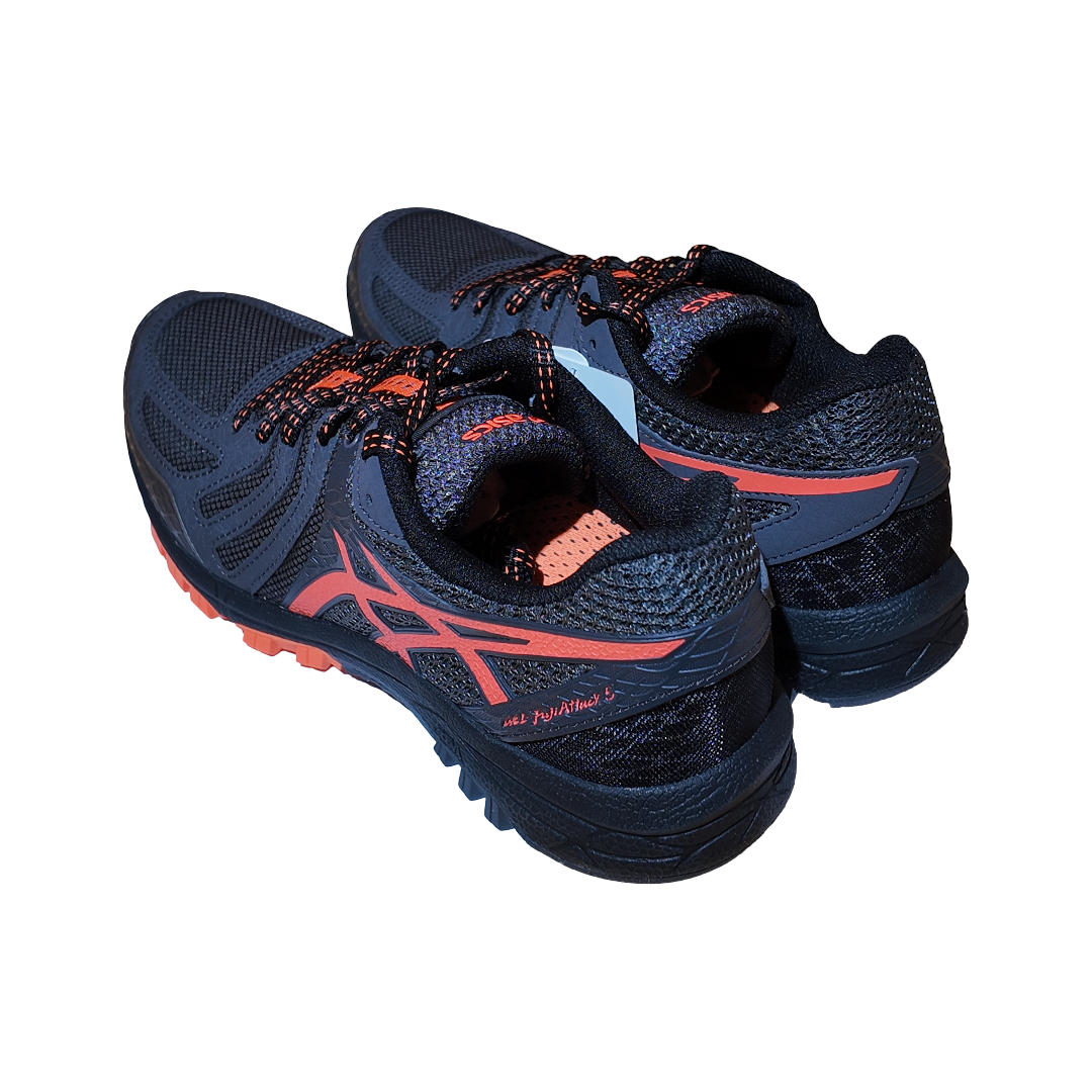 ASICS Løbesko GEL-FujiATTACK 5 - Sort/Varm Orange