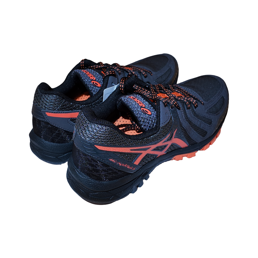 ASICS Løbesko GEL-FujiATTACK 5 - Sort/Varm Orange