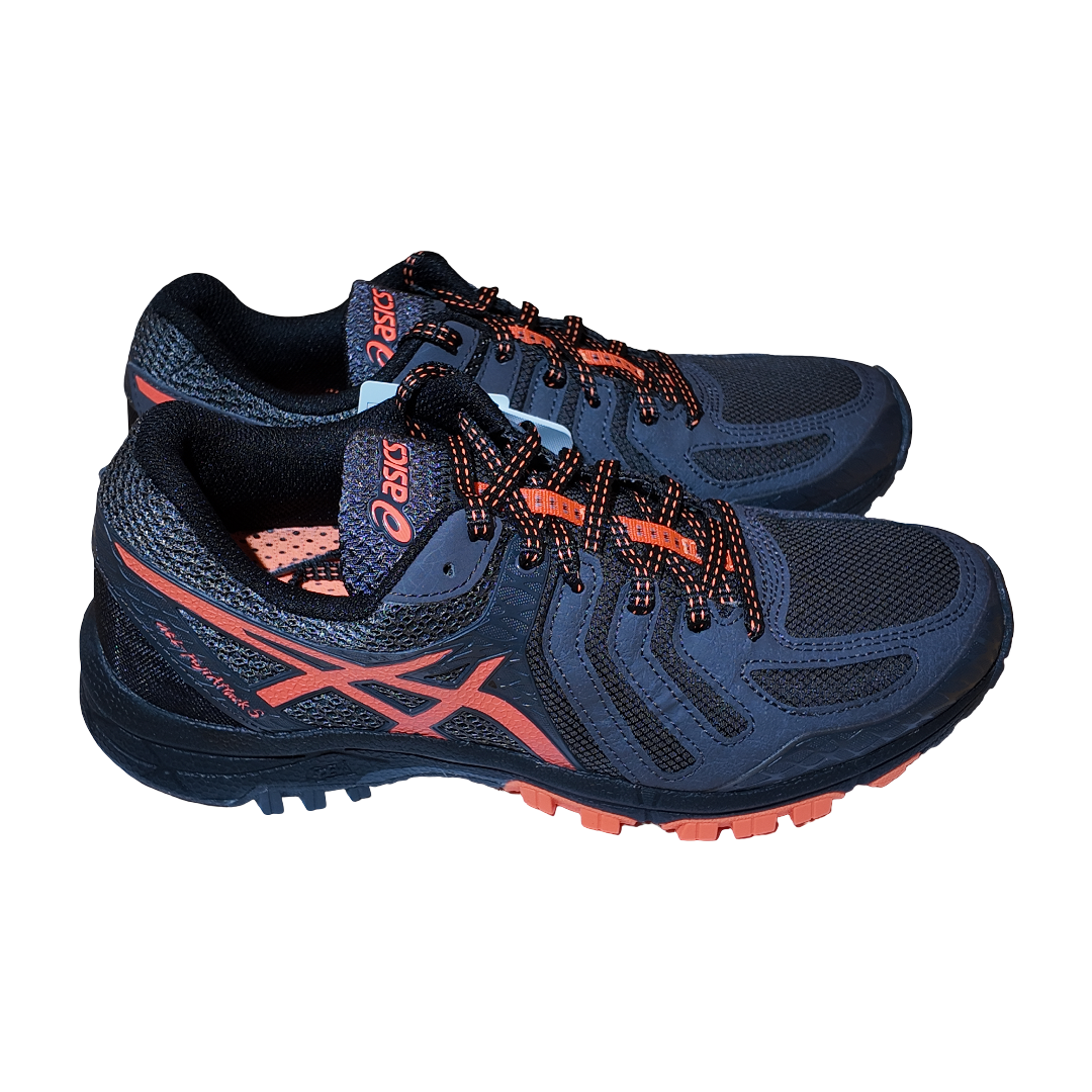 ASICS Løbesko GEL-FujiATTACK 5 - Sort/Varm Orange