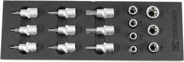 Facom Toppesæt Torx 1/2" – 16 dele