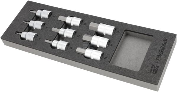 Facom Toppesæt Sekskant 1/2" – 9 dele