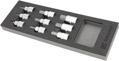 Facom Toppesæt Sekskant 1/2" – 9 dele