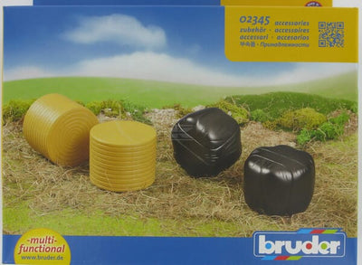 Bruder Blandede Rundballer, 4 Styk Legetøj