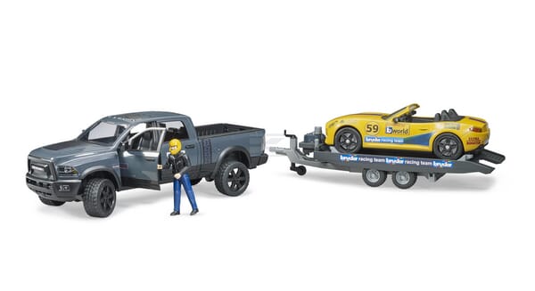 Bruder RAM 2500 Motorvogn med Roadster Racingteam