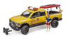 Bruder RAM 2500 Power Wagon Livredder med SUP & figur