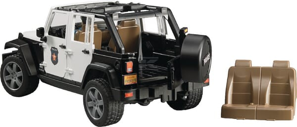Bruder Jeep Wrangler Rubicon Politi med politimand