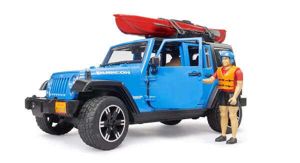 Bruder Jeep Wrangler Rubicon Unlimited med Kajak