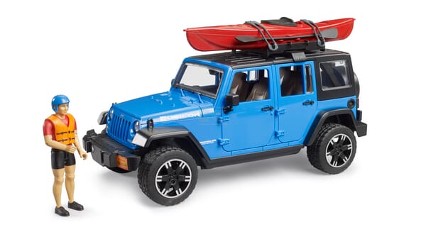 Bruder Jeep Wrangler Rubicon Unlimited med Kajak