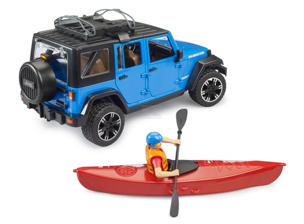 Bruder Jeep Wrangler Rubicon Unlimited med Kajak