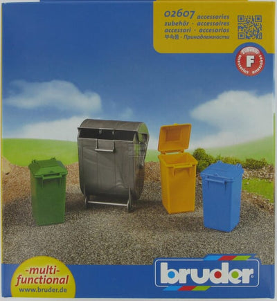 Bruder Skraldespandssæt til U02660, 4 stk.