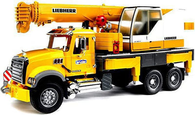 Bruder MACK Granite Liebherr Kranbil – Legetøjskran